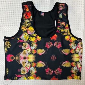 Tops lycra stampada